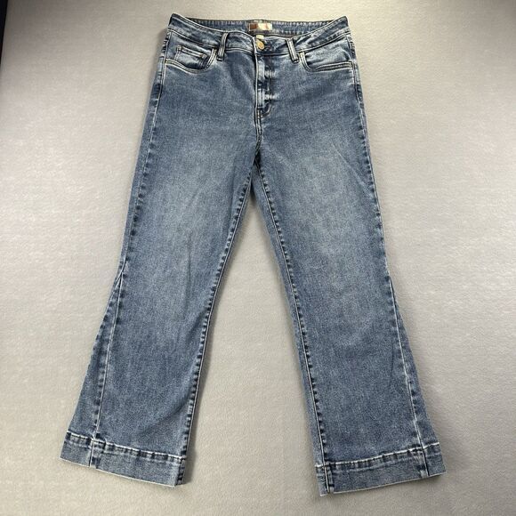 Kut From The Kloth Women’s Jeans 8 Kelsey High Rise Ankle Flare Medium Wash - Picture 1 of 15